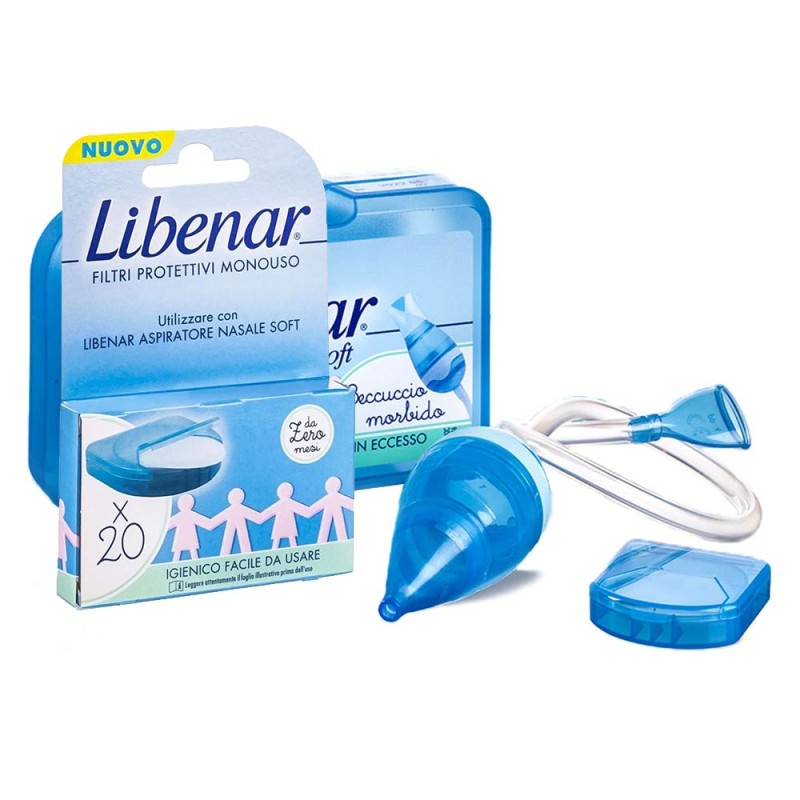 Libenar
aspiratore + filtri
confezione aspiratore con 5 filtri + 20 filtri di ricambio