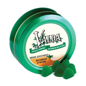 Valda
classiche senza zucchero
pastiglie gommose balsamiche per la gola
balsamiche di natura
confezione da 50 g