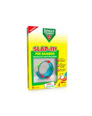 Jungle Formula
Slap-it!
per bambini
braccialetto a scatto per zanzare
per bambini 2 ricariche