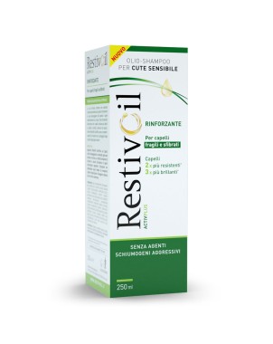 Restivoil
Activ Plus
olio-shampoo per cute sensibile
Rinforzante
per capelli fragili e sfibrati