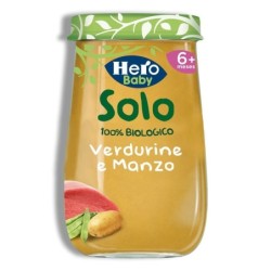 HERO Baby
Solo
Omogeneizzato 100% biologico
6 mesi+
Verdurine e Manzo