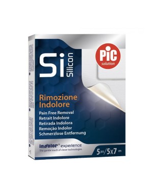 PiC solution
Si silicon
cerotto post-operatorio siliconico
rimozione indolore
confezione da 20 pezzi