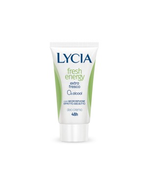 Lycia
Fresh Energy
deo crema
extra fresco | 48h
0% alcool | con microspugne effetto asciutto