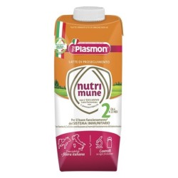 Plasmon
Nutri mune 2
latte liquido di proseguimento
da 6 a 12 mesi