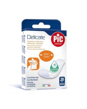 PiC solution
Delicate
cerotto delicato
confortevole
formato 19x72 mm (medium) 20 pezzi