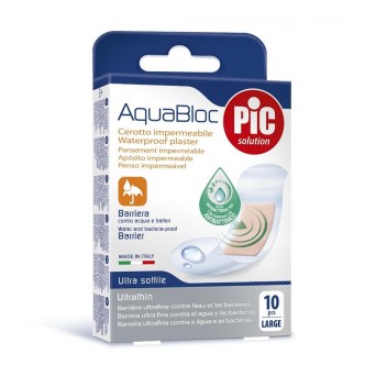 PiC solution
AquaBloc
cerotto impermeabile
barriera contro acqua e batteri
ultra sottile