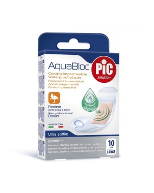 Pic AquaBloc waterproof plaster 25x72 mm 10 pieces