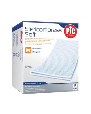 PiC solution
Stericompress Soft
compresse in tessuto non tessuto
ultra delicate
massima assorbenza