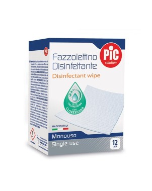 Pic disinfectant handkerchief 12 pieces