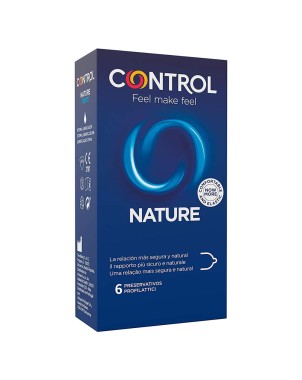 Control
Feel make feel
Nature
profilattici
il rapporto più sicuro e naturale
scatola da 6 profilattici