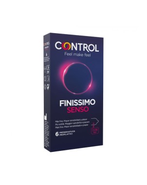 Control Finissimo Senso profilattici 6 pezzi Più sottile, maggior sensibilità e piacere.
