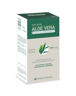 Aloe Vera
Mini Drink
Integratore alimentare a base di gel fogliare di aloe vera