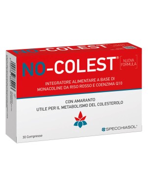 No Colest 30 Tabletten Nahrungsergänzungsmittel, das für den Cholesterinstoffwechsel nützlich ist