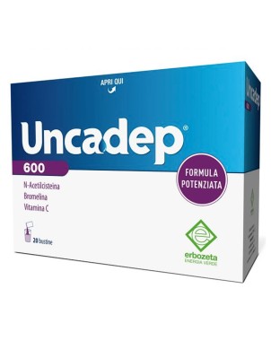 Uncadep 600 20 sachets Food supplement with mucolytic and anti-inflammatory properties