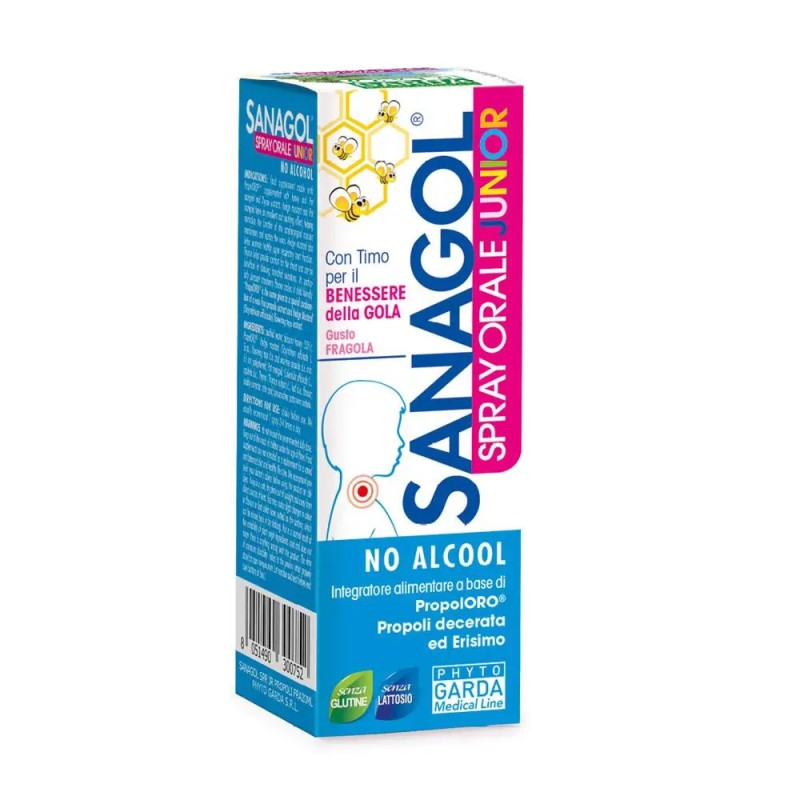 Sanagol
Spray orale Junior
con Timo per il benessere della gola