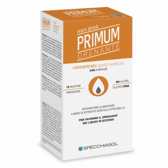 Primum
Drenante
mini drink
concentrato gusto Arancia con karkadè per favorire il drenaggio dei liquidi in eccesso