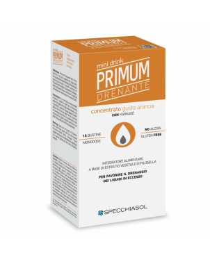 Primum
Drenante
mini drink
concentrato gusto Arancia con karkadè per favorire il drenaggio dei liquidi in eccesso