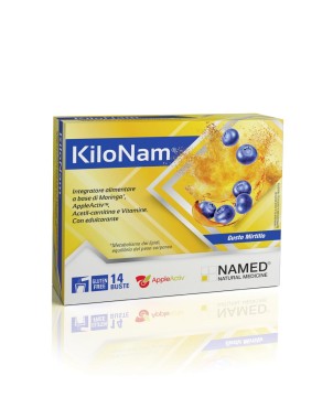 KiloNam
Integratore alimentare a base di Moringa*, AppleActiv, Acetil-carnitina e Vitamine.