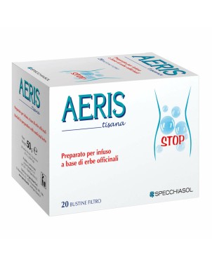 Aeris
Tisana
Preparato per infuso a base di erbe officinali
confezione da 20 bustine filtro