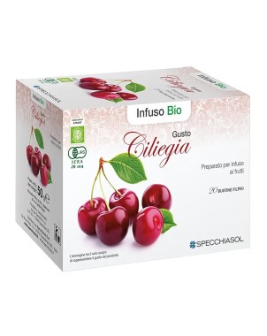 Ciliegia
Infuso Bio
Preparato per infuso ai frutti
confezione da 20 bustine filtro