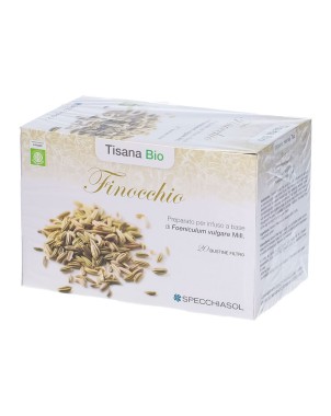 Finocchio
Tisana Bio
Preparato per infuso a base di Foeniculum vulgare Mill.
confezione da 20 bustine filtro