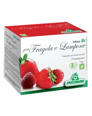 Fragola e Lampone
Infuso Bio
preparato per infuso ai frutti
confezione da 20 bustine filtro
