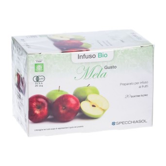 Mela
Infuso Bio
Preparato per infuso ai frutti
confezione da 20 bustine filtro