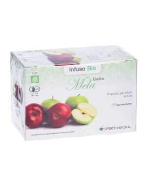 Mela
Infuso Bio
Preparato per infuso ai frutti
confezione da 20 bustine filtro
