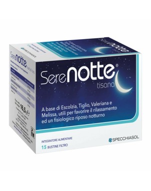 Serenotte
Tisana
utile per favorire il rilassamento ed un fisiologico risposo notturno