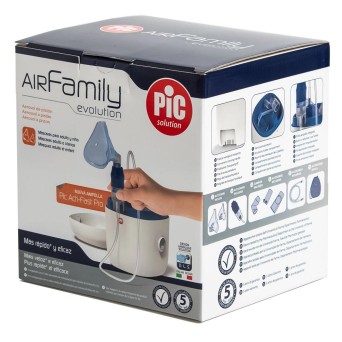 PiC solution
AirFamily Evolution
Apparecchio aerosol per tutta la famiglia