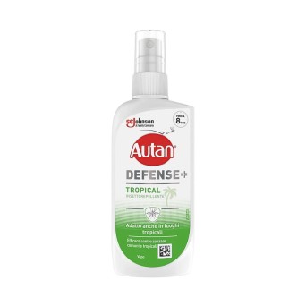 Autan
Defense Tropical
Insettorepellente
Adatto anche in luoghi tropicali
