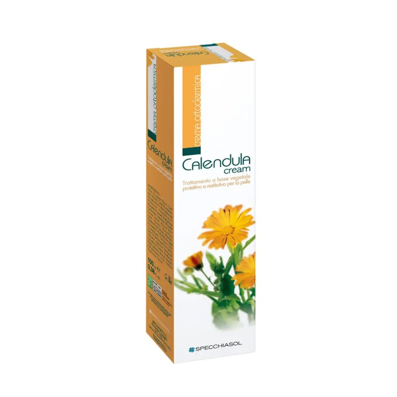 Calendula Cream
crema ortodermica
Trattamento a base vegetale protettivo e restitutivo per la pelle
tubo da 75 ml