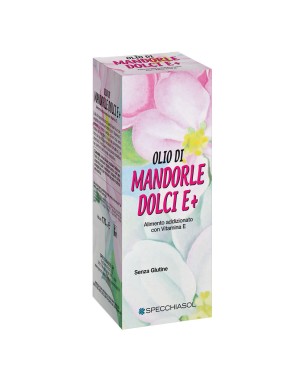 Olio di Mandorle Dolci E+
Alimento addizionato con vitamina E
senza glutine
flacone da 170 ml