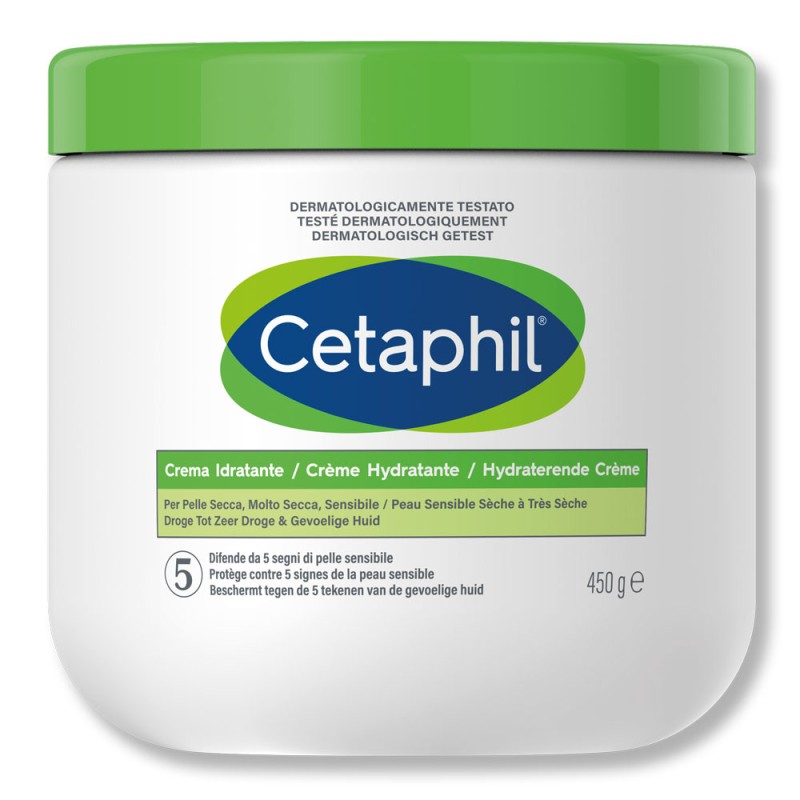 Cetaphil
crema idratante
viso e corpo
immediato effetto lenitivo, per pelli secche, molto secche e sensibili