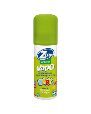 Zcare
Natural Vapo Baby
profumazione sgradita agli insetti
a base di estratto di eucalipto
