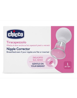 Chicco
tiracapezzolo
allatta al seno anche sei hai capezzoli piatti o retratti
delicato sul seno