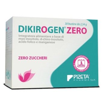 Dikirogen Zero 30 bustine indicato quando si ha un irregolarità del ciclo mestruale e sindrome metabolica