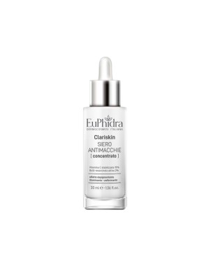 EuPhidra
Clariskin
Siero Antimacchie concentrato
vitamina C stabilizzata 15% Butil-resorcinolo attivo 2%