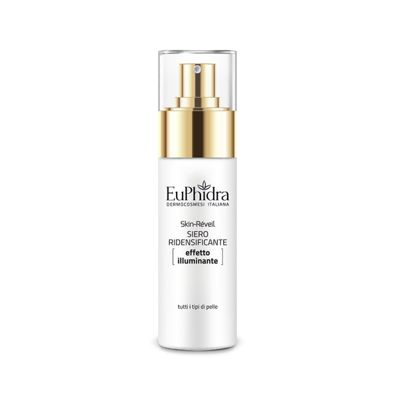 EuPhidra
Skin-Réveil
Siero ridensificante
Effetto illuminante
Pelli rilassate, segnate e con colorito spento