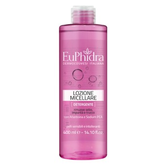 EuPhidra
Lozione Micellare
Detersione delicata per pelli sensibili
deterge, stracca, tonifica