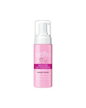 EuPhidra
Mousse Detergente Illuminante
Deterge e rinnova
pelli normali e miste
con alfa-idrossiacidi della frutta