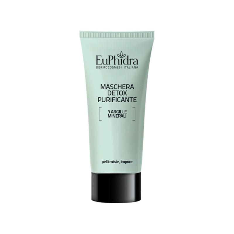 EuPhidra
Maschera Detox Purificante
3 argille minerali
pulizia profonda, azione detossinante
pelli miste, impure