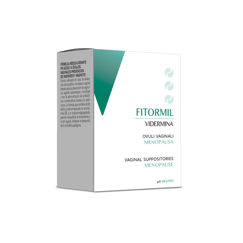 Vidermina
Fitormil
ovuli vaginali
menopausa
