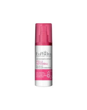 EuPhidra
Deodorante Spray
Pelli Sensibili
no alcool, senza sali di alluminio