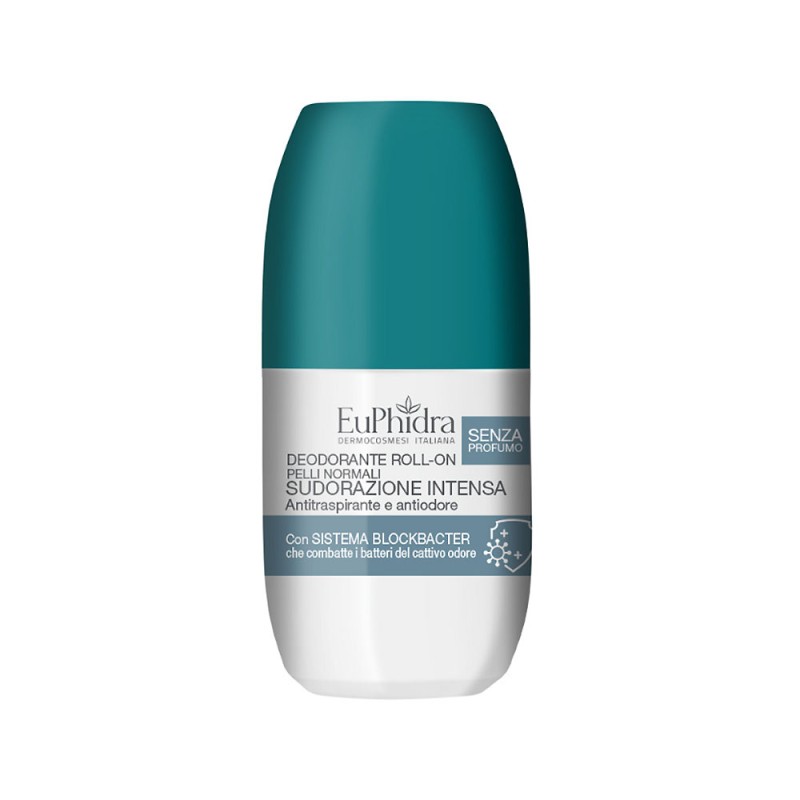 EuPhidra
Deodorante Roll-on
Senza Profumo
pelli normali |no alcool | antitraspirante e antiodore