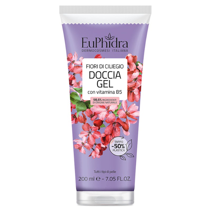 EuPhidra
Doccia Gel
98,6% ingredienti di origine naturale
tutti i tipi di pelle
tubo da 200 ml