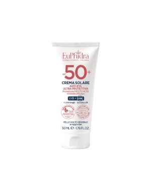 EuPhidra
Crema Solare
Anti-età invisibile ultra protettiva
SPF 50+ protezione molto alta
elevata resistenza all'acqua