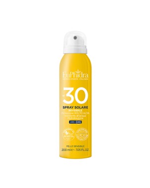 EuPhidra
Spray Solare invisibile
SPF 30 protezione alta | UVA + UVB
resistente all'acqua