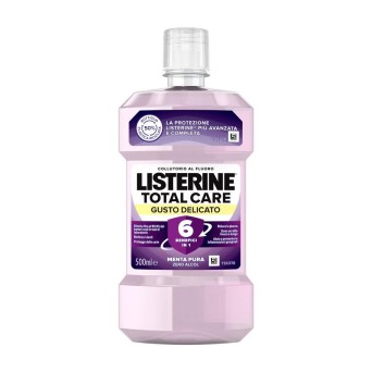 Listerine
Total Care
Collutorio al fluoro
6 benefici in 1