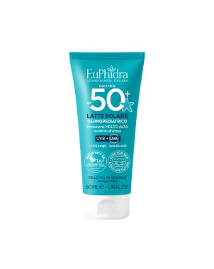 EuPhidra
Latte Solare
Dermopediatrico
SPF 50+ (protezione molto alta) UVB + UVA